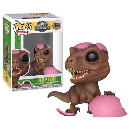 JURASSIC PARK SPRG - POP Movies N° 1897 - Raptor (Oeuf rose) 