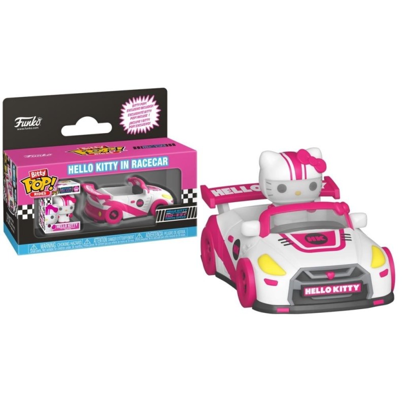 SANRIO - Bitty Pop Ride - Racecar avec Hello Kitty 