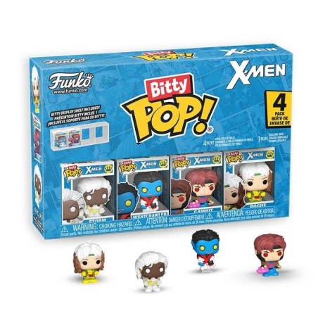X-MEN - Bitty Pop 4 Pack 2.5cm - Gambit avec Chase 