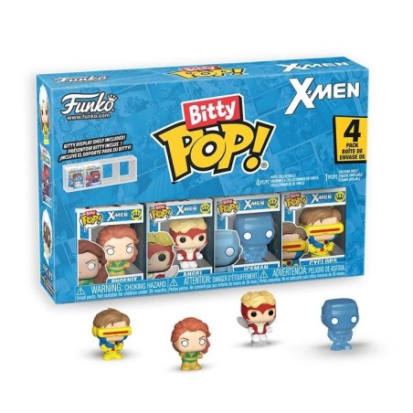 X-MEN - Bitty Pop 4 Pack 2.5cm - Jean Grey avec Chase 