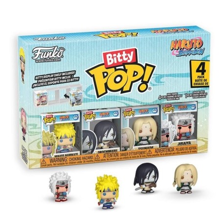 NARUTO SHIPPUDEN - Bitty Pop 4 Pack 2.5cm - Team 2 