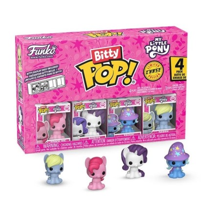 MY LITTLE PONNY - Bitty Pop 4 Pack 2.5cm - Pinkie Pie avec Chase 