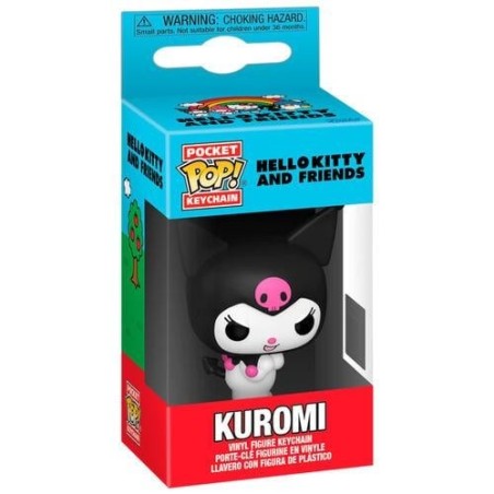 HELLO KITTY - Pocket Pop Keychain - Kuromi 