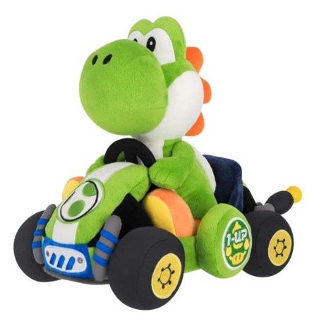 MARIO KART WORLD - Yoshi - Peluche 27cm 