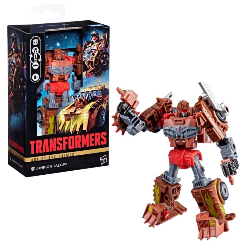 TRANSFORMERS - Junkion Jalopy - Figurine Age of the Primes Deluxe 14cm 