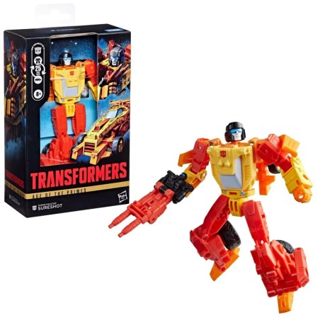 TRANSFORMERS - Sureshot - Figurine Age of the Primes Deluxe 14cm 