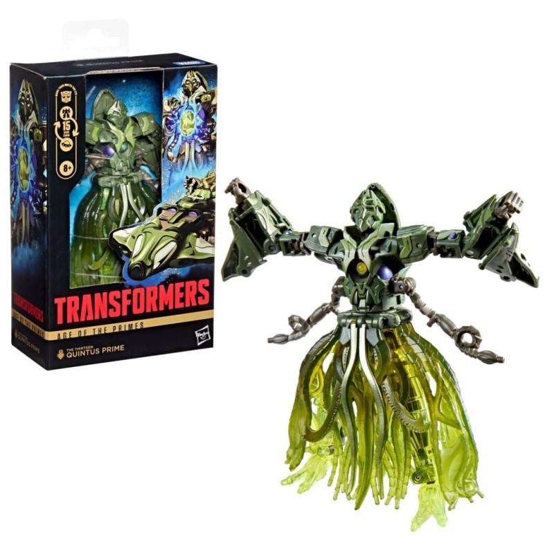 TRANSFORMERS - Quintus Prime - Figurine Age of the Primes Deluxe 14cm 