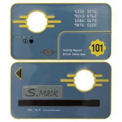 FALLOUT 3 - Vault 101 Security Keycard - Replique Edition Limité 