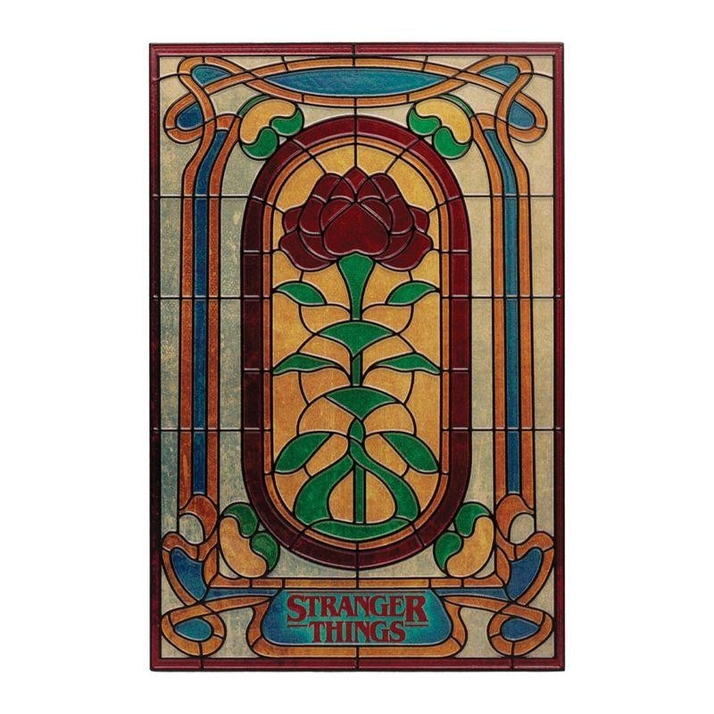 STRANGER THINGS - Creel House Stained Glass - Plaqué Resine 