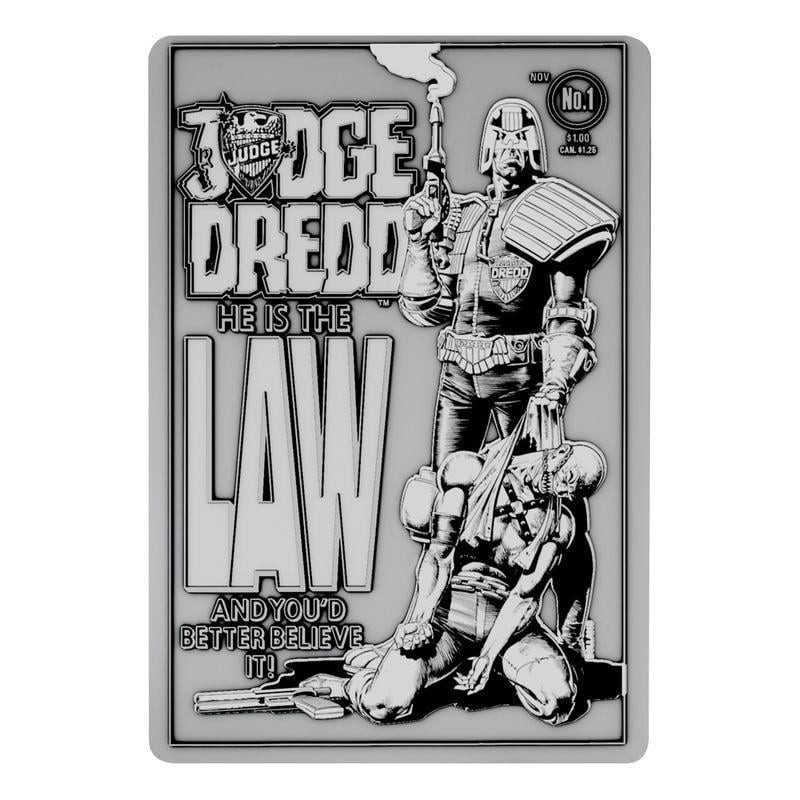 2000AD JUDGE DREDD - Comic Book Cover - Lingot Edition Limitée 