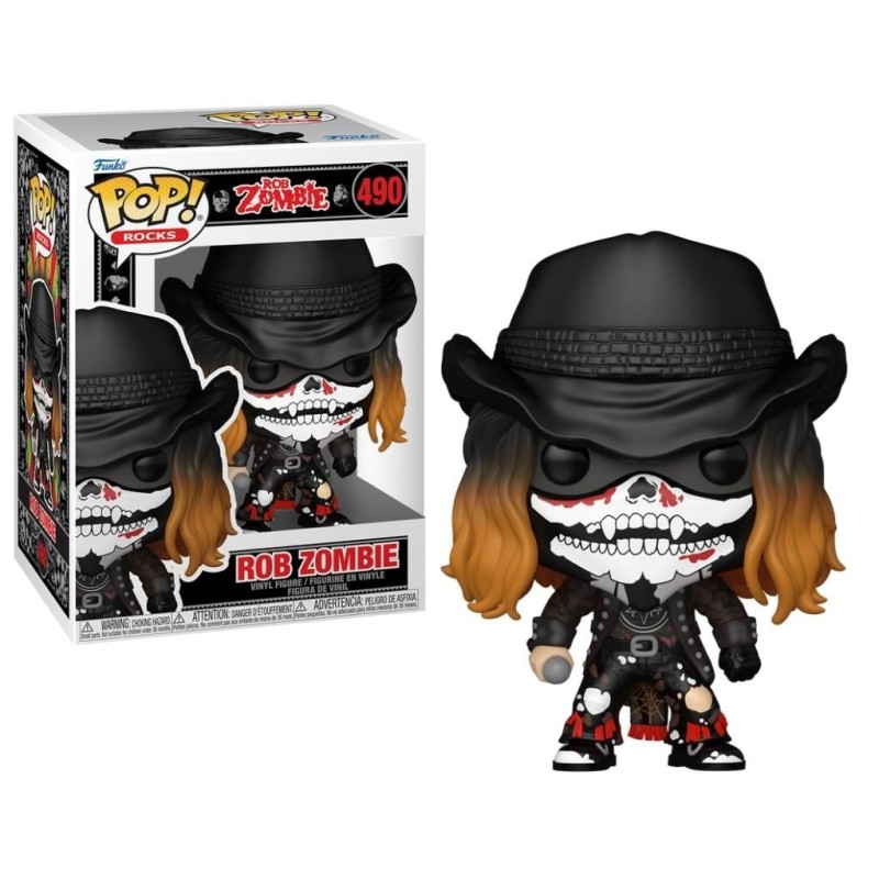 POP Rocks N° 490 - Rob Zombie avec Bandana 