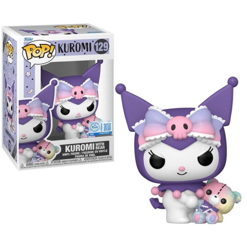 SANRIO - POP N° 129 - Kuromi avec ours 