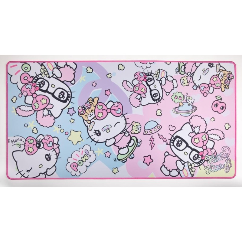 HELLO KITTY - Mood - Tapis de Bureau XXL 90x46cm 