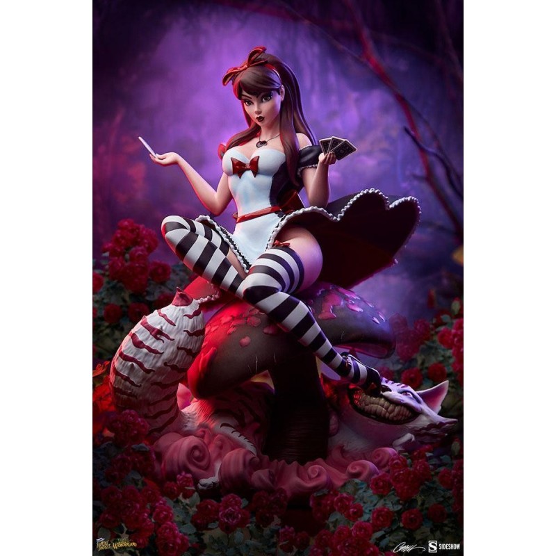 FAIRYTALE FANTASIES - Alice of Game Hearts - Statuette '34x27x20cm' 