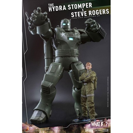 MARVEL - Hydra Stomper & Steve Rogers (What if...?) - Statuettes 56cm 