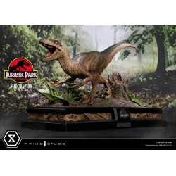 JURASSIC PARK - Velociraptor Attack - Statuette '38x75x30cm' 