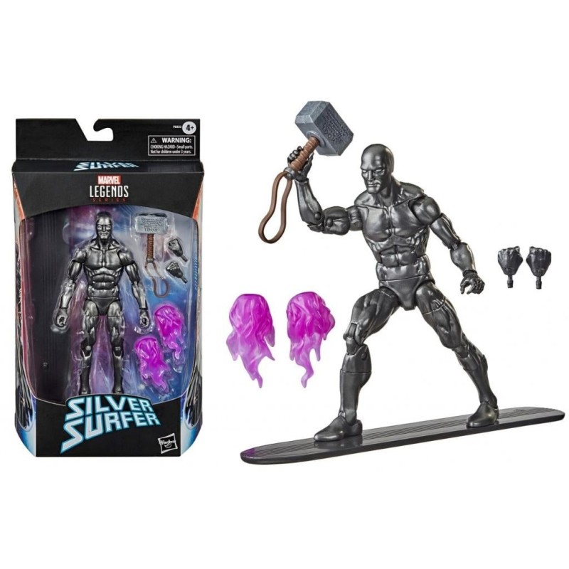 MARVEL - Silver Surfer & Mjolnir - Figurine Marvel Legends Series 15cm 