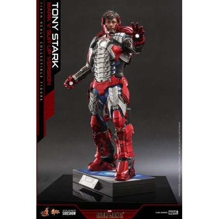 MARVEL - Tony Stark (Mark V Suit Up) - Statuette articulée 31cm 