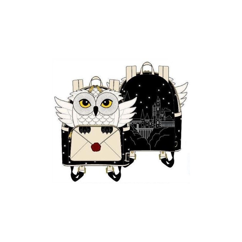 HARRY POTTER - Hedwig Howler - Sac à dos LoungeFly '23x26.5x11.5' 