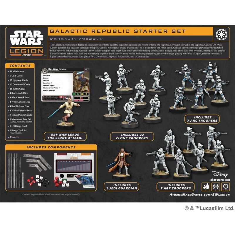 SWL GALACTIC REPUBLIC STARTER SET VF et VO (BASE)