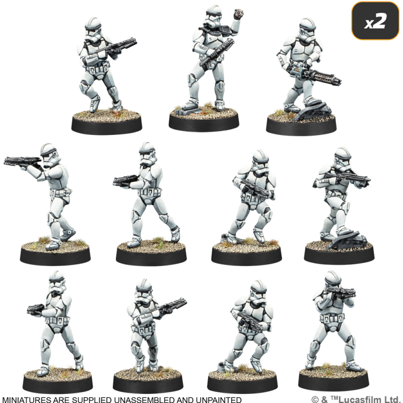 SWL GALACTIC REPUBLIC STARTER SET VF et VO (BASE)