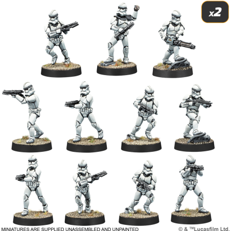 SWL GALACTIC REPUBLIC STARTER SET VF et VO (BASE)