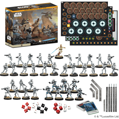 SWL GALACTIC REPUBLIC STARTER SET VF et VO (BASE)