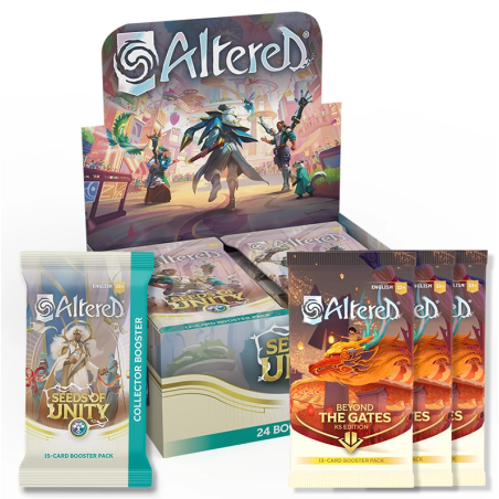 ALTERED SEEDS OF UNITY PACK DISPLAY + BOOSTER COLLECTOR + 3 BOOSTERS K
