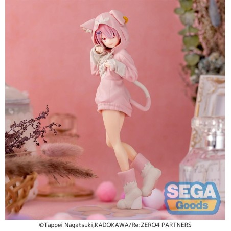 RE ZERO - Ram Mofumofu Pack - Figurine XStellar 21.5cm 