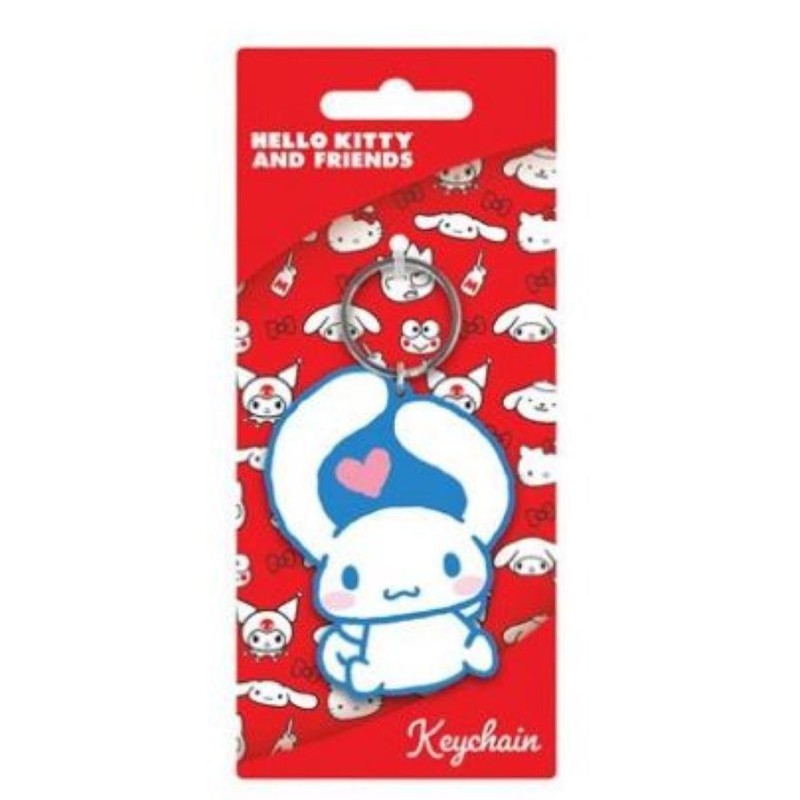CINNAMOROLL - Blue - Porte-clés en Caoutchou 