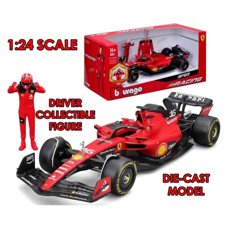 FORMULA 1 - F1 Ferrari Sf-23 avec Leclerc - Model Kit 1/24 