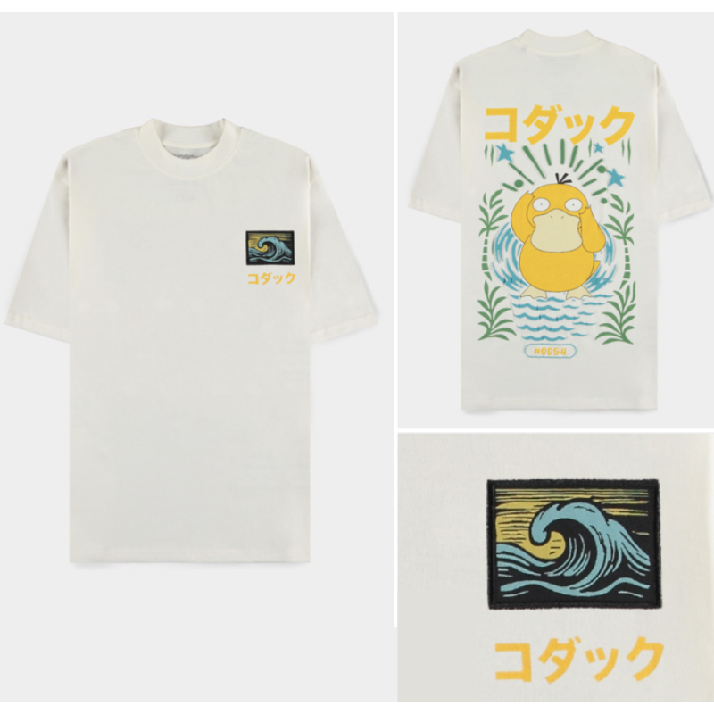 POKEMON - Psykokwak - T-Shirt Loose Fit Homme (M) 