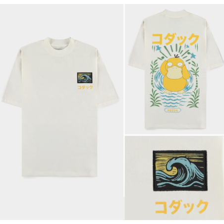 POKEMON - Psykokwak - T-Shirt Loose Fit Homme (XS) 