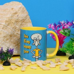 BOB L'EPONGE - My Happy Face - Mug Interieur Coloré 325ml 