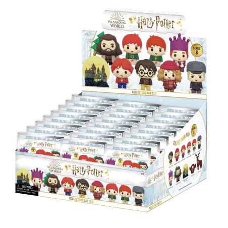 HARRY POTTER - Series 8 - 3D Foam Bag Clip (Display 24 Pcs) 
