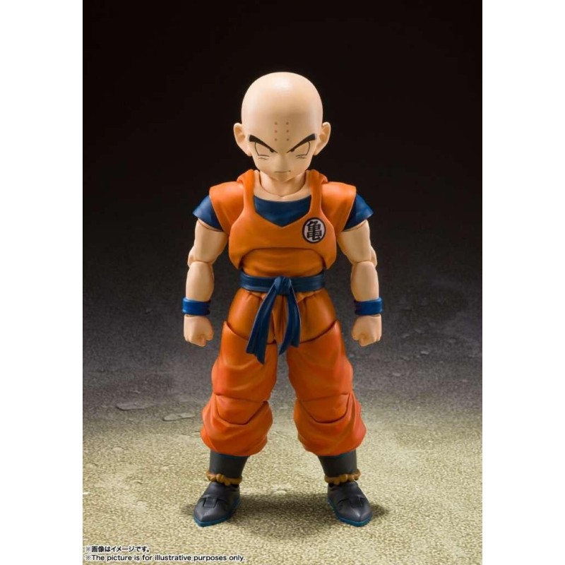 DRAGON BALL Z -Krillin "Earth Strong Man" -Figurine S.H. Figuarts 13cm 