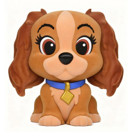 DISNEY DOGS - Lady - Tirelire Flocked 