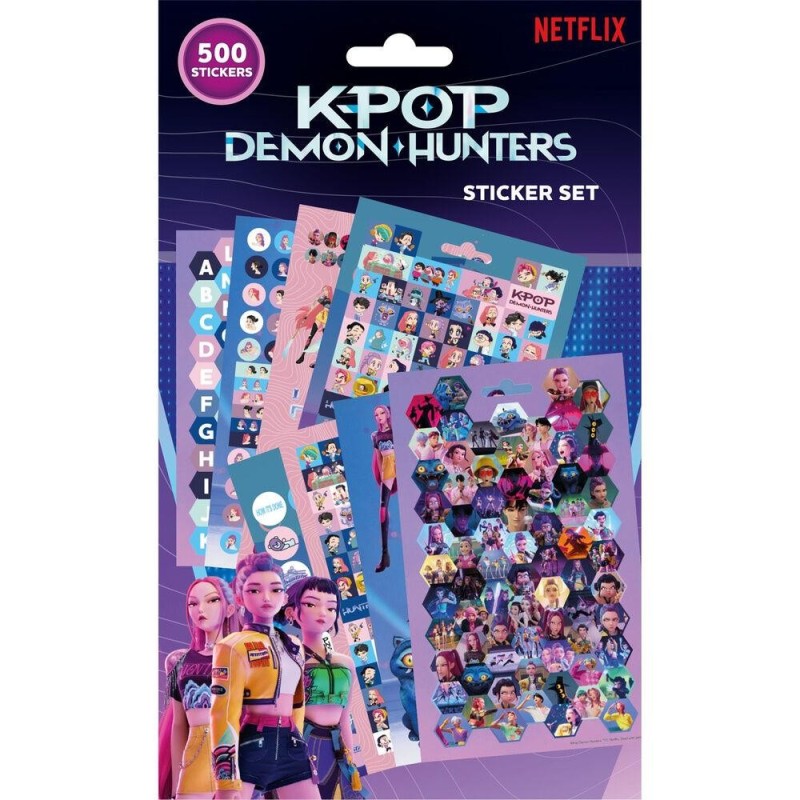 K-POP DEMON HUNTER - Carnet à stickers (500pc) 