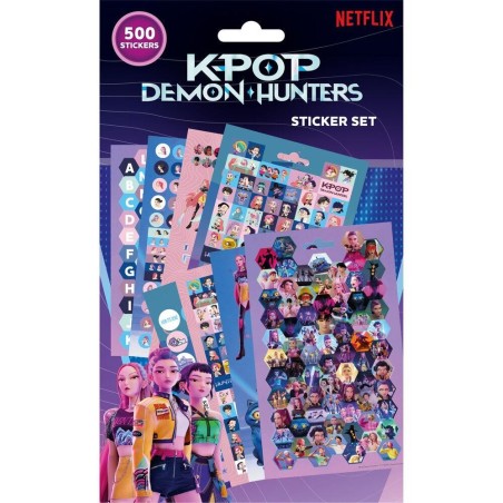 K-POP DEMON HUNTER - Carnet à stickers (500pc) 