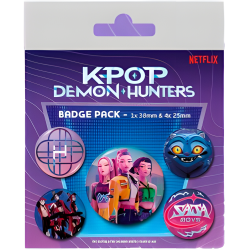 K-POP DEMON HUNTER - Pack 5 Badges 