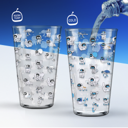 ASTRO BOT - Colour Change Glass 400ml 