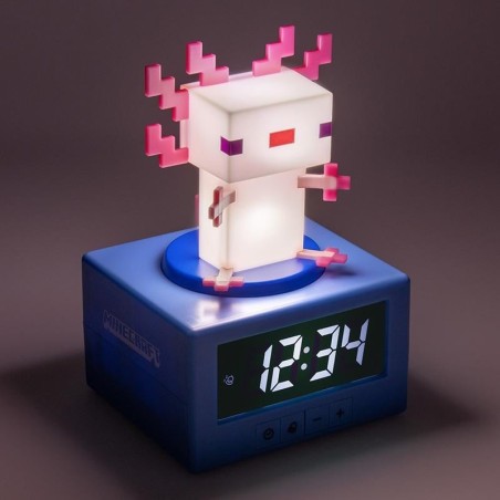 MINECRAFT - Axoloti - Réveil Lumineux Icon 12cm 