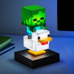 MINECRAFT - Poule Chevauchée - Lampe Icon 11cm 