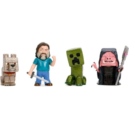 MINECRAFT FILM - Display de Figurines 6cm - 4 Modèles - 12pc - Wave 5 
