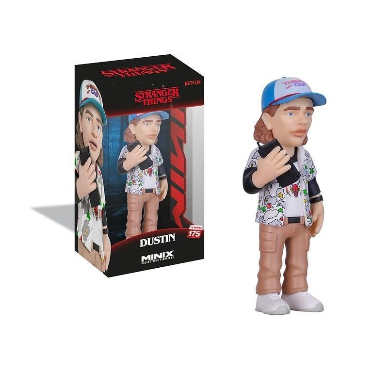 STRANGER THINGS - Dustin Hellfire - Figurine Minix 12cm 