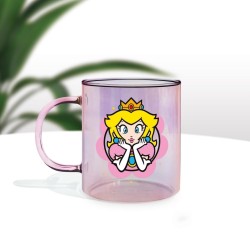 SUPER MARIO - Peach - Mug en Verre 350ml 