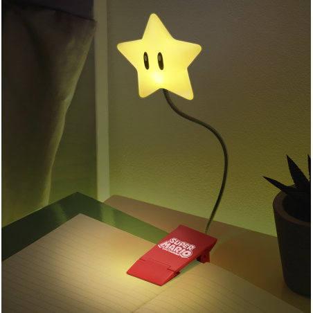 SUPER MARIO - Super Etoile - Lampe de Lecture 19cm 