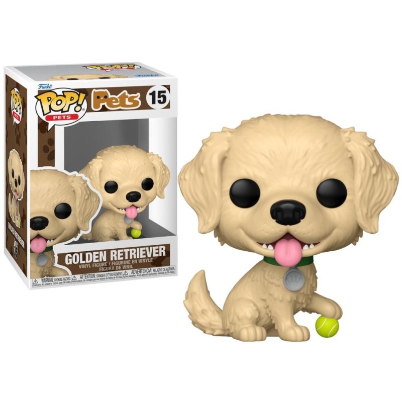 PETS - POP Pets N° 15 - Golden Retriever 