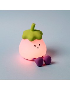 KAWAII - Aubergine - Lampe Rechargeable & Support Téléphone 13cm 