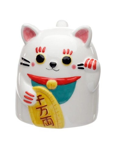 MANEKI-NERO - Blanc - Mug + Couvercle 3D 500ml 